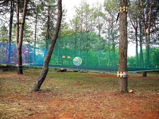 Trampoline géant